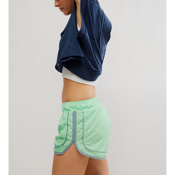 FP MOVEMENT Varsity Blues Shorts / Bright Jade Combo - Picture 6 of 9